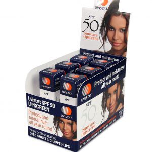 Uvistat SPF50 Sun Care Lipscreen x 6