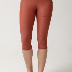 Capri Swim Tights - Clay